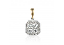 Zawieszka z diamentami 0,48 ct