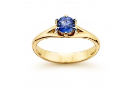 Pierścionek z szafirem 0,64 ct
